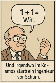 Und Irgendwo im Kosmos starb ein Ingenieur vor Scham